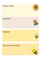 Aperçu - Outils du professeur - Agendas scolaires "Les abeilles" mars - Page 3