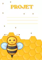 Aperçu - Outils du professeur - Kit Journal scolaire "Les abeilles" - Page de couverture