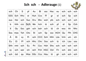 Vorschau - Stationenlernen - Adlerauge "Sch sch" - Druckschrift farbig - Seite 2