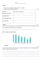 Vorschau - Klassenarbeiten - KLASSENARBEIT ZUM THEMA SACHTEXTE - Deckblatt
