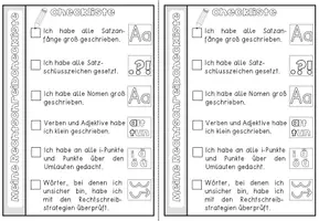 Vorschau - Arbeitsblätter - Checkliste - Rechtschreibung korrigieren mit Freschstrategien - Seite 2