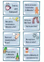 Vorschau - Spiele - 40 Gesprächskarten zu Weihnachten - SPENDENAKTION - Seite 1