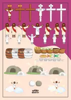 Vorschau - selbst erstellte Cliparts/Grafiken - Cliparts Bibelgeschichten Jesus - Seite 1