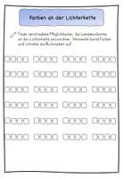 Vorschau - Arbeitsblätter - Kombinatorik - Permutation - Lichterkette - Seite 3