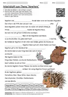 Vorschau - Arbeitsblätter - Lernposter + Arbeitsblatt "Nagetiere" + Onlineübung & MP3 + Mindmap + Infografik - Seite 1
