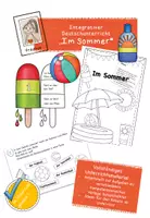 Vorschau - Unterrichtsreihen - Im Sommer - Ideen für integrativen Deutschunterricht - Deckblatt