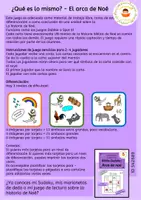 Vista previa - Juegos / Gamificación - ¿Qué es lo mismo? - El arca de Noé - juego - página 1