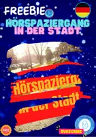 Vorschau - Arbeitsblätter - Ein Hörspaziergang in der Stadt_ Arbeitsblätter inkl Lösung - Deckblatt