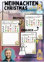 Vorschau - Spiele - Weihnachten / Christmas - Kreatives Schreiben - Deckblatt