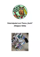 Vorschau - Arbeitsblätter - Unterrichtsmaterial zum Thema Sucht/ (il)legale Drogen - Deckblatt