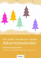Vorschau - Arbeitsblätter - Lese-Rechen- Bastel Adventskalender - Deckblatt