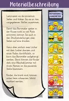 Vista previa - Tarjetas / Manipulativos - Motivationsbarometer / Gefühlsampel - página 1