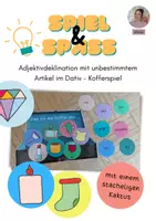 Aperçu - Jeux - Allemand : Jeu de la déclinaison de l'adjectif au datif - Page de couverture