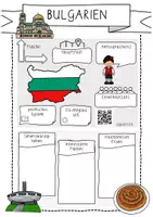 Vorschau - Arbeitsblätter - Ländersteckbrief Bulgarien - Seite 1