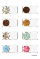 Vorschau - Fördermaterial/Inklusion - Zuordnung, optische Differenzierung, Donuts - Seite 3