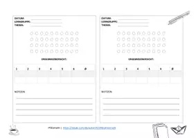 Vorschau - Lehrpläne/Lehrermaterial - Korrekturen vereinfachen mit einem Korrekturplan - Referendariat - Seite 1