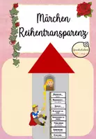 Vorschau - Präsentationen/Tafelbilder - Reihentransparenz zum Märchen schreiben - Deckblatt