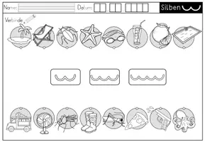 Vorschau - Arbeitsblätter - Silben schwingen - 1. Klasse Deutsch - Anfangsunterricht - Seite 3