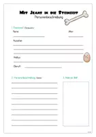 Vorschau - Arbeitsblätter - Mit Jeans in die Steinzeit Lesetagebuch - Seite 3