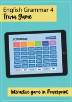 Vista previa - Juegos / Gamificación - English Grammar Trivia Game - 4th grade - Juego de Repaso (Inglés) - página 2