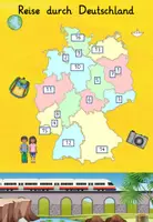 Vorschau - Arbeitsblätter - Lesespurgeschichte Deutschlandreise - Bundesländer und Landeshauptstädte - Seite 2