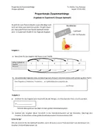 Vorschau - Stundenentwürfe - Proportionale Zusammenhänge - Deckblatt