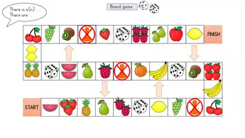 Vorschau - Arbeitsblätter - Fruit - Board game - Seite 2