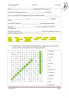 Vorschau - Arbeitsblätter - Die Anatomie unseres Ohres AB Klasse 6 - Seite 1