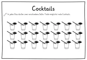 Vorschau - Arbeitsblätter - Kombinatorik - Cocktails - Kombination ohne Wiederholung - Seite 3