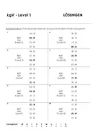 Vorschau - Arbeitsblätter - kgV (kleinstes gemeinsames Vielfaches) - Arbeitsblatt Multiple Choice - Seite 1