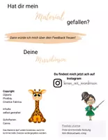 Vorschau - Bildkarten - Giraffenklasse - Seite 2