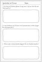 Vorschau - Arbeitsblätter - Geschichten zur Division (Einführung) - Seite 2