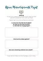 Vorschau - Arbeitsblätter - Offenes Medien- und Informatikprojekt - Deckblatt