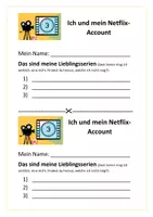 Vorschau - Spiele - Meine Serien /Ich und mein Netflix-Account: Kennenlernspiel, Bewegungsspiel, Flunkerspiel (Klassenrat, Vertretungsstunden, Medienerziehung, Klassenleitung) - Seite 1