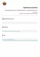 Vorschau - Test - Sprechprüfung 5. Klasse - Mündliche Prüfung - oral exam (Orange Line 1) - Seite 1