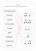 Vorschau - Arbeitsblätter - Sommerwörter Rhythmusbausteine - Seite 3