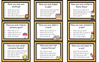 Vorschau - Spiele - Present Perfect - Have you ever...? - Conversation Cards - Seite 2
