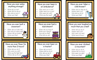 Vorschau - Spiele - Present Perfect - Have you ever...? - Conversation Cards - Seite 3