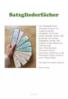 Vorschau - Stationenlernen - Satzgliederfächer - In zwei Varianten - Deutsche und lateinische Bezeichnung - Seite 1