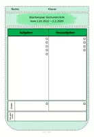 Vorschau - Arbeitsblätter - Kostenlos: Vorlage Wochenplan blanko - Seite 3