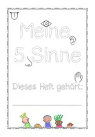 Vorschau - Arbeitsblätter - Meine 5 Sinne Materialpaket - Deckblatt