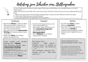 Vorschau - Arbeitsblätter - Schreibworkshop: Stellungnahme - Seite 3