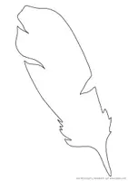 Vorschau - Mal- und Bastelvorlagen - Federn - Vorlagen für verschiedene Kunstprojekte - Seite 3