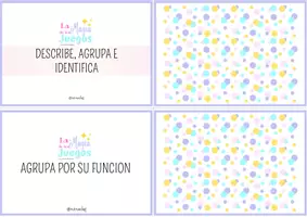 Vista previa - Hojas de trabajo - Describe, Agrupa e identifica - página 2