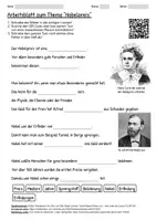 Vorschau - Arbeitsblätter - Arbeitsblatt "Nobelpreis" + Onlineübung & MP3 + Infografik - Deckblatt