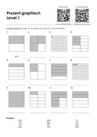 Vorschau - Arbeitsblätter - Prozent graphisch - Arbeitsblatt mit Lösungen - Seite 3