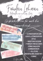 Vorschau - Arbeitsblätter - Erster Schultag - Gesprächskarten für Sitzkreis Klassengespräch Reflexion der Ferien! - Deckblatt