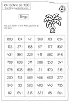 Vorschau - Stationenlernen - Spielidee „Bingo“ – Schriftliche Grundrechenarten im ZR 1000 – SOMMEREDITION - Seite 3