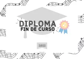 Vista previa - Hojas de trabajo - Diploma Musical de Fin de Curso - Portada