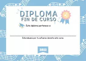 Vista previa - Hojas de trabajo - Diploma Musical de Fin de Curso - página 2